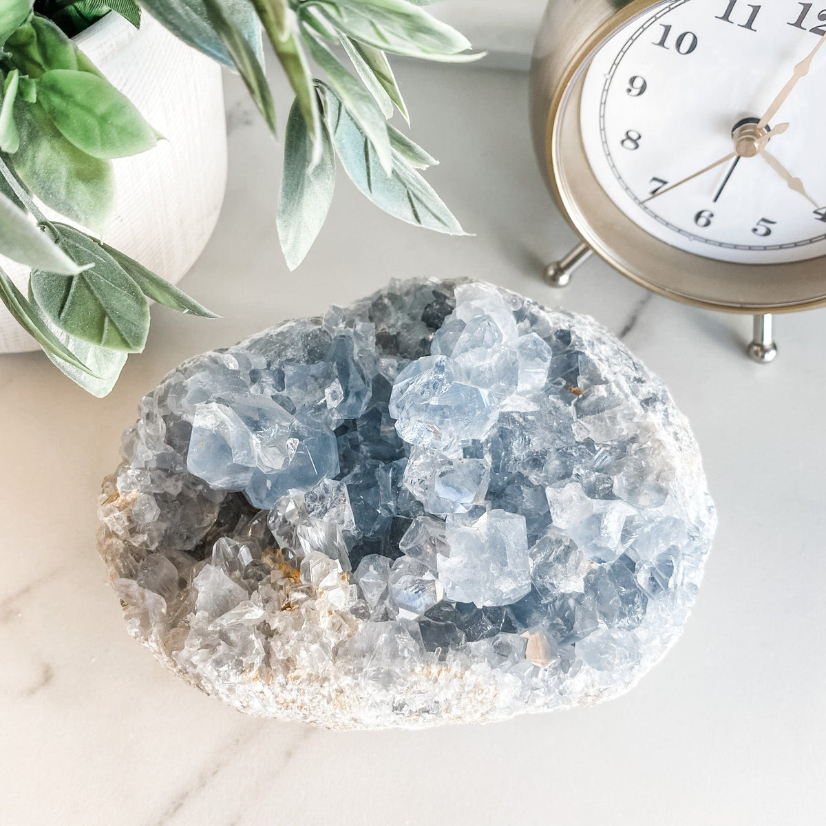 s1244 celestite crystal egg shaped cluster geode australia.crystal blue celestite cluster geode australia.crystals australia gemrox sydney 1