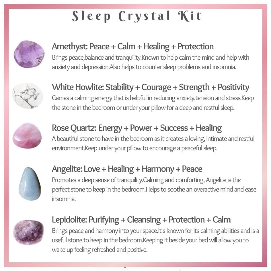 Crystals and Sleep Tracker Journal Set