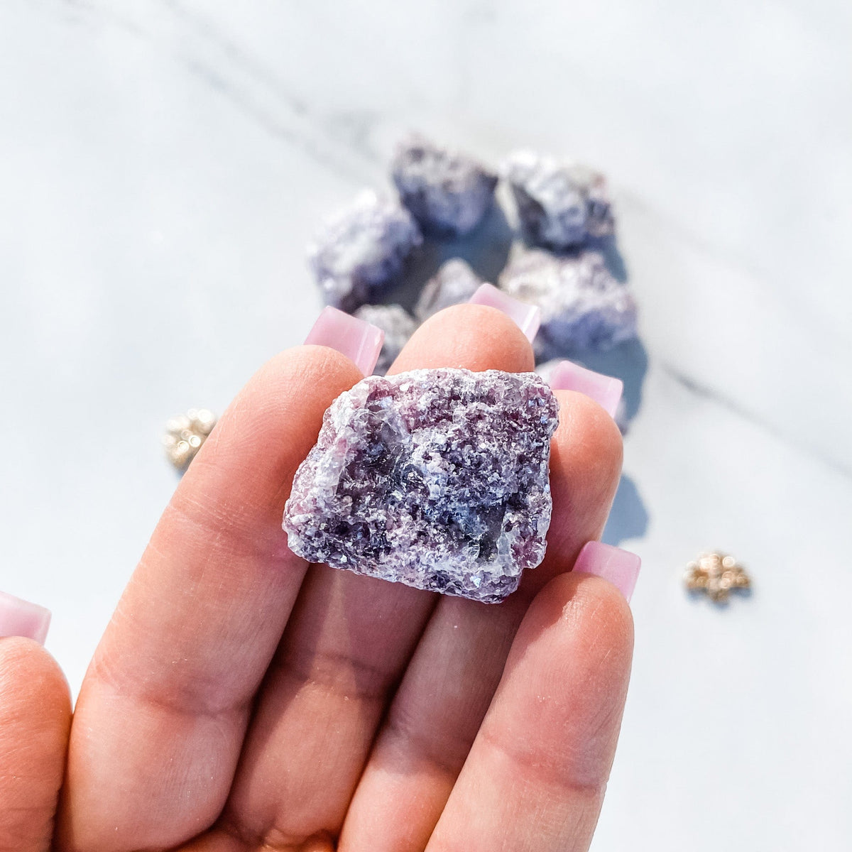 Lepidolite Raw Rough Stone-Small-3cm