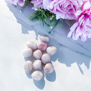 s1254 kunzite crystal tumbled stones australia.pink and lilac natural kunzite stone australia.crystals australia gemrox sydney 1