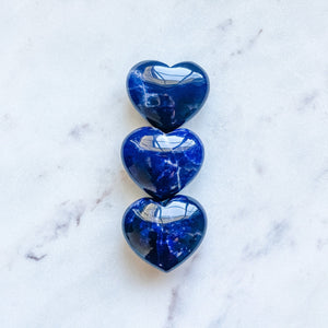 sodalite crystal heart healing stone valentines day gift mothers day australia