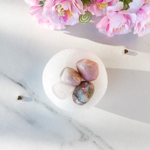 s1286 pink power set of 4 pink crystals heart chakra crystal kit australia.pink crystal heart chakra set australia.heart chakra set of 4 tumbled stones.crystal kits australia.gemrox sydney 1