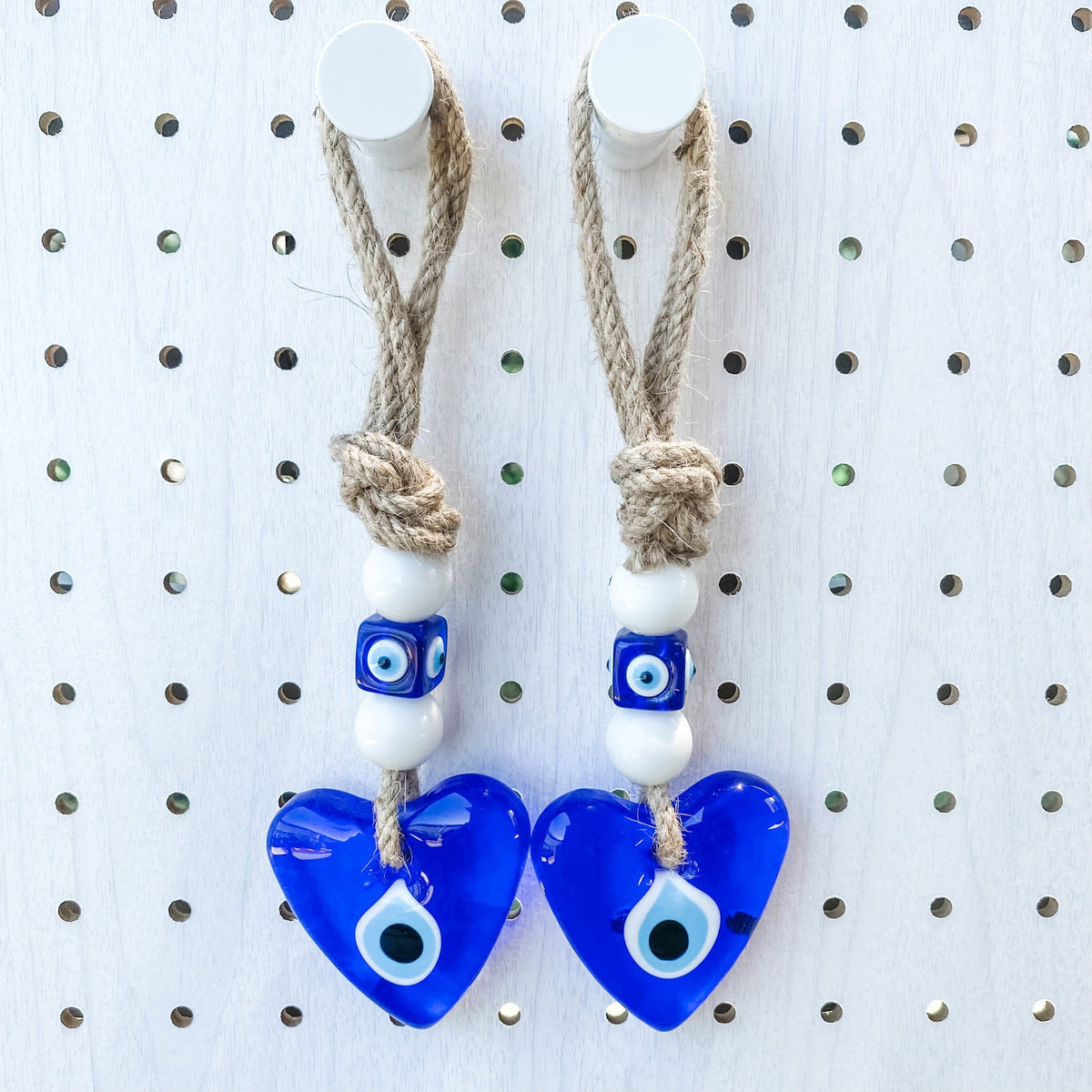 s1326 Turkish evil eye glass protection heart shaped wall hanging amulate for home australia gemrox sydney 1
