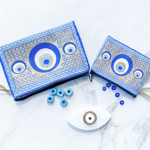 s1342 turkish evil eye protection make up bag pouch clutch australia. evil eye bags pouches australia gemrox sydney 1