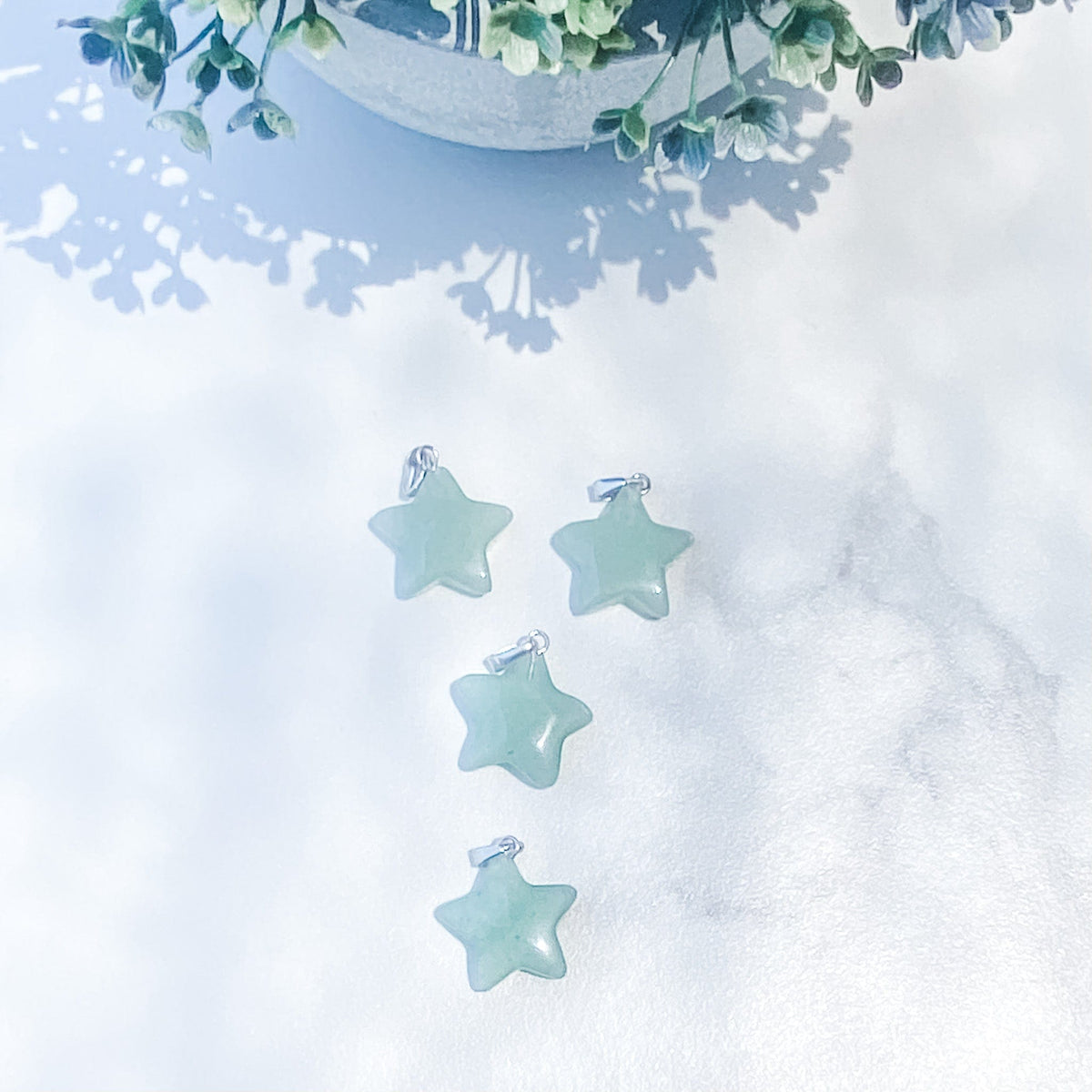 s1398 star shaped mini stone pendants necklaces rose quartz star green aventurine star clear quartz star amethyst star shaped carved pendant necklace australia 3