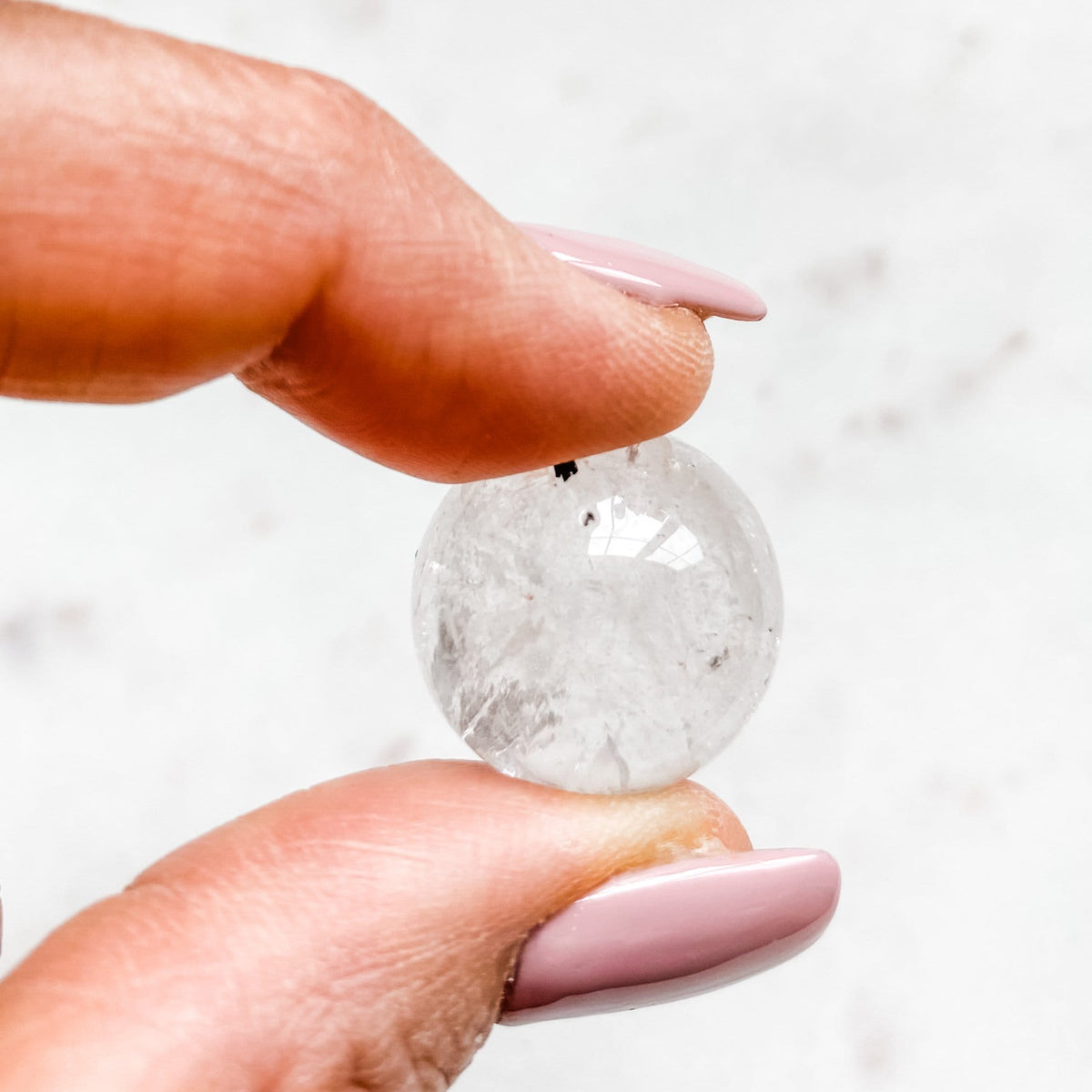 clear quartz crystal mini sphere australia