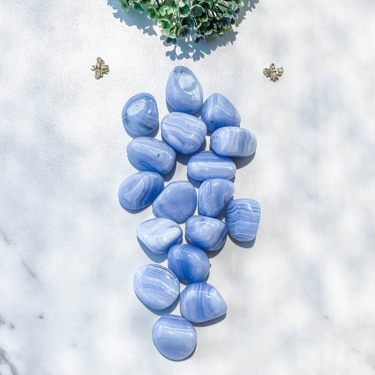 s1483 blue lace agate 2cm 3cm tumbled stones healing chakra stones australia. gemrox sydney 1