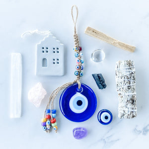 Evil Eye Ultimate Home Protection and Cleansing Crystal Kit