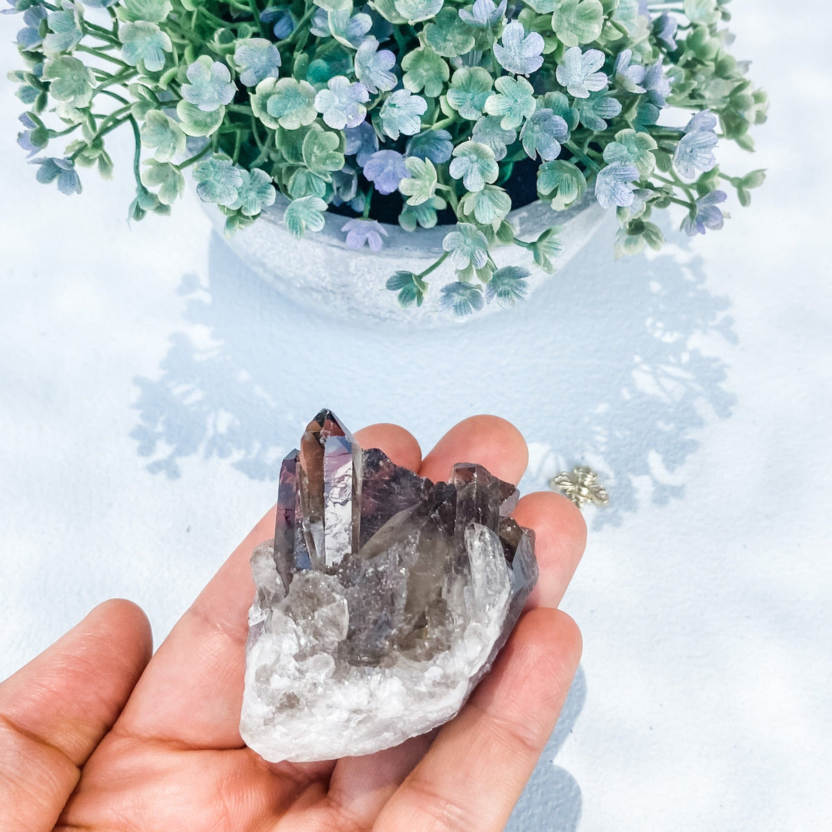 s1535 smoky quartz crystal raw cluster 5cm australia. buy smoky quartz crystal cluster australia.crystal shops sydney.gemrox crystals sydney 1