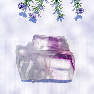 Fluorite Rainbow Slab Slice