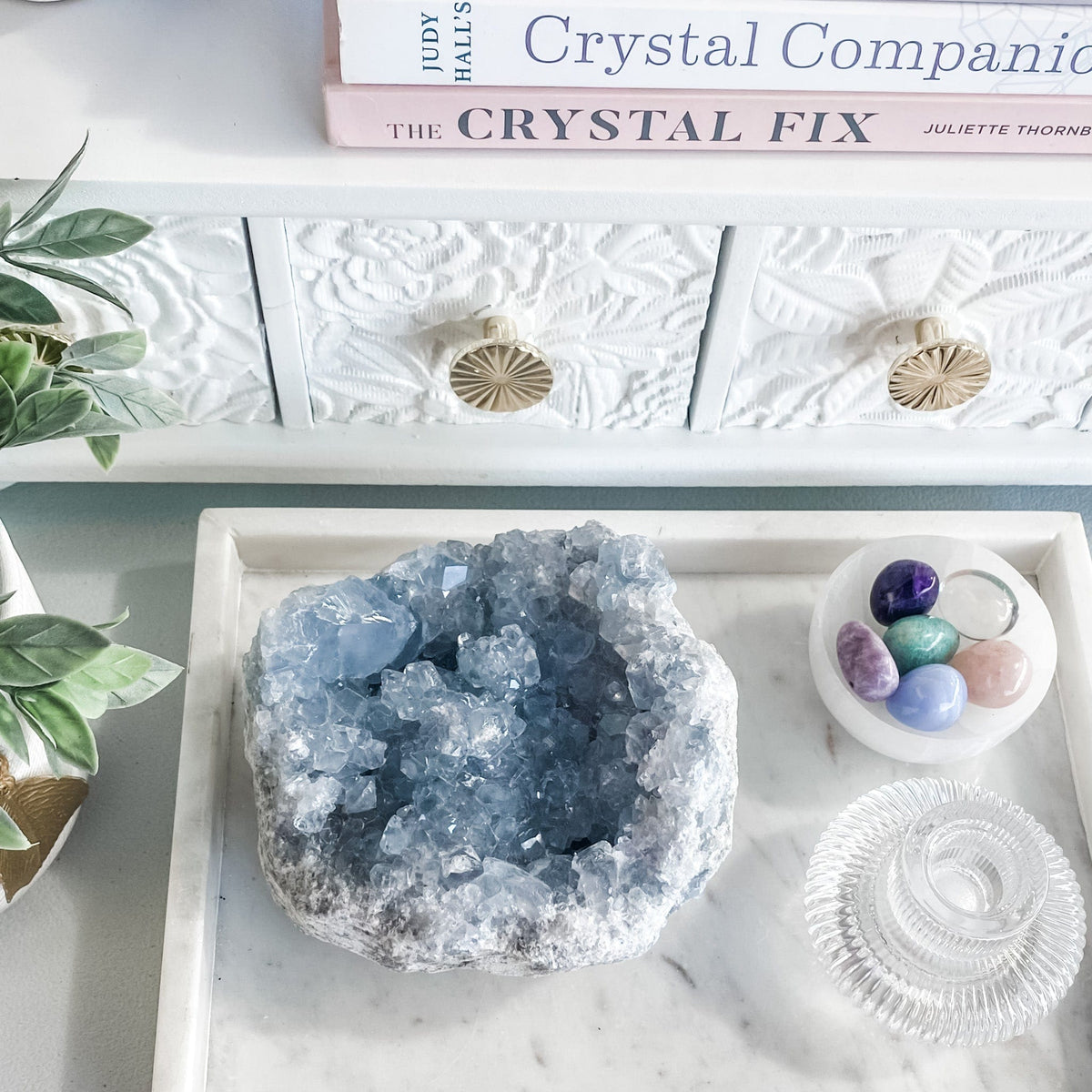 Celestite Raw Cluster Large-2.25 Kilos