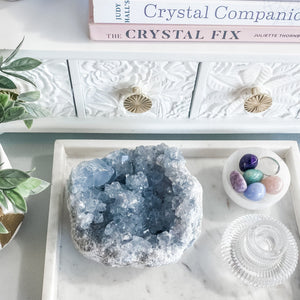 s1602 large celestite blue crystal cluster geode 2255 grams or 2 kilos 13cm australia. celestite crystal geode cluster australia. gemrox sydney 40