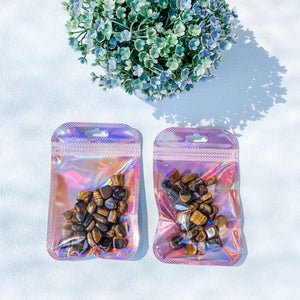 s1610 tigers eye crystal mini tumbled stone 50 gram bulk pack australia. buy tigers eye tumbled stones australia. gemrox sydney 1