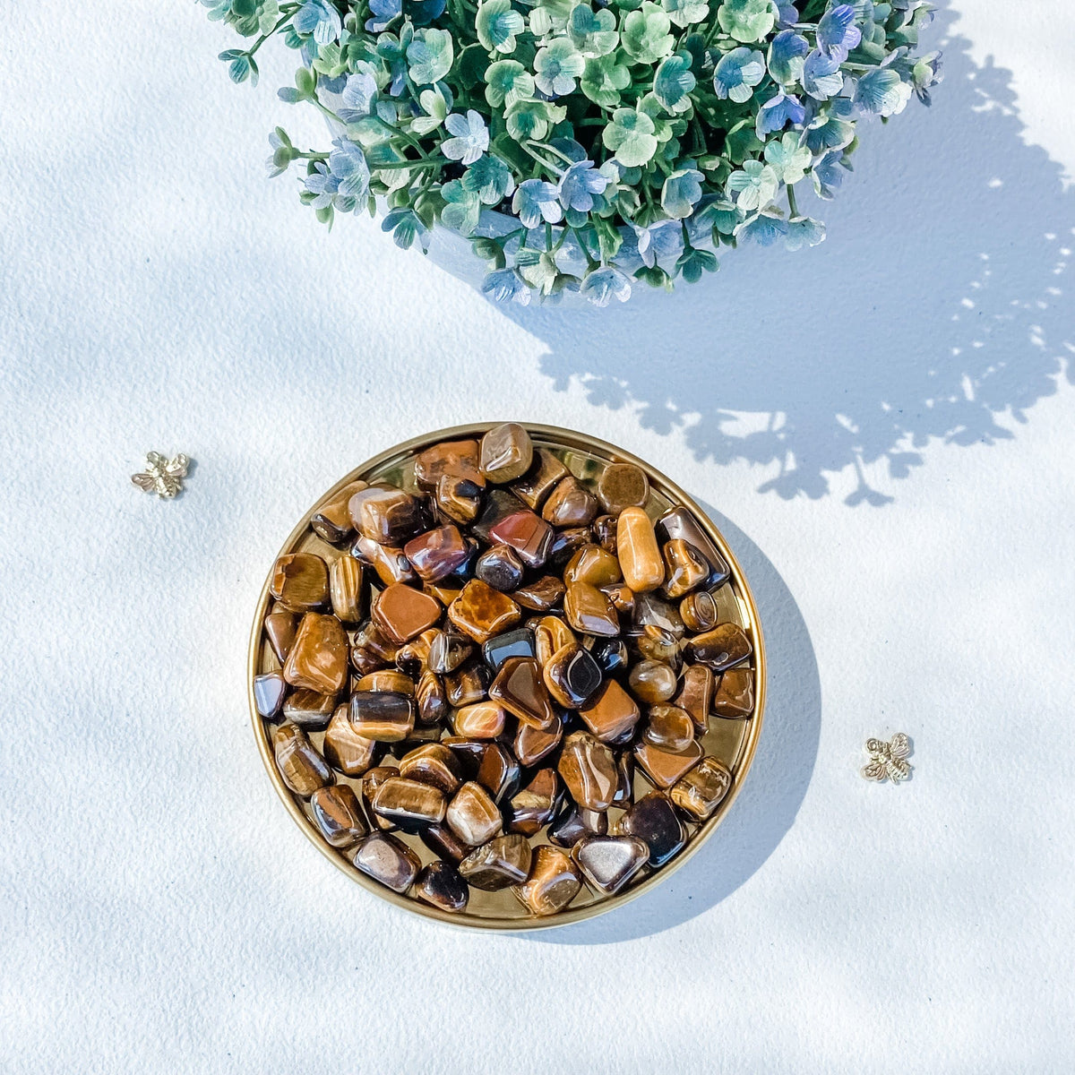 s1610 tigers eye crystal mini tumbled stone 50 gram bulk pack australia. buy tigers eye tumbled stones australia. gemrox sydney 1