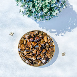 s1610 tigers eye crystal mini tumbled stone 50 gram bulk pack australia. buy tigers eye tumbled stones australia. gemrox sydney 1