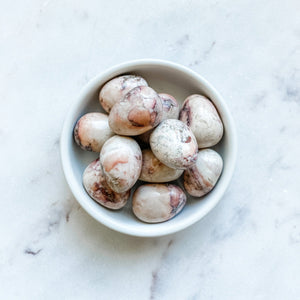 pink jasper crystal healing tumbled stone australia