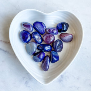 Agate Purple Tumbled Stone
