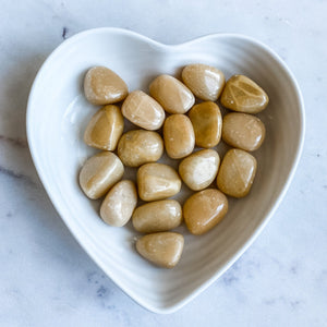 yellow jasper crystal tumbled healing stone australia