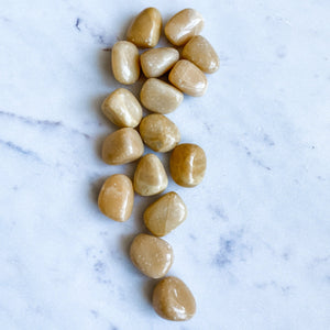 yellow jasper crystal tumbled healing stone australia