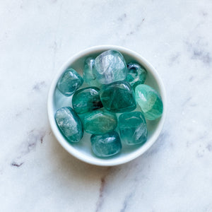 fluorite crystal tumbled stone australia