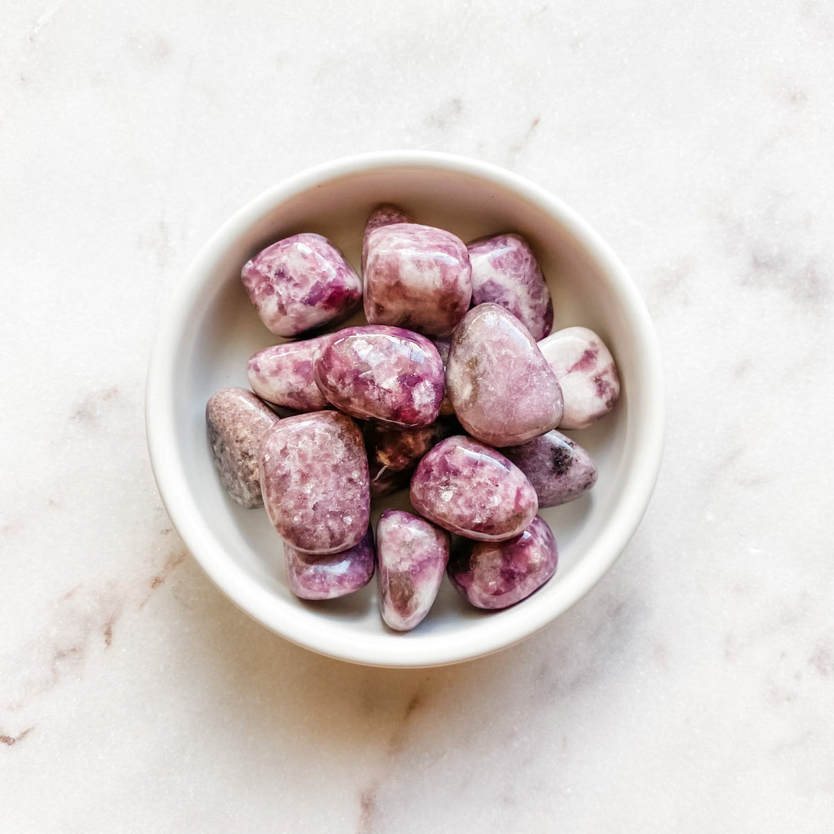 lepidolite crystal tumbled healing stone australia