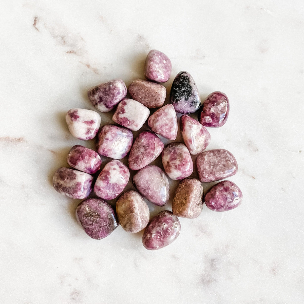lepidolite crystal tumbled healing stone australia