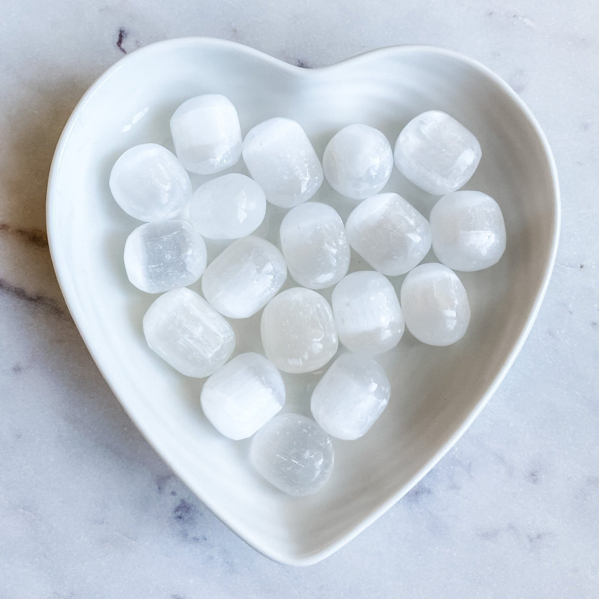 selenite crystal tumbled stone australia