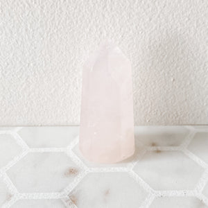 rose quartz crystal tower generator wand healing chakra love stone australia