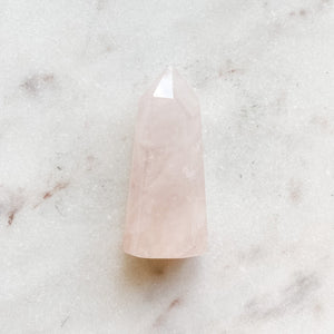 rose quartz crystal tower generator wand healing chakra love stone australia