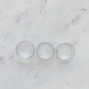 plastic crystal sphere ball egg display stand holder