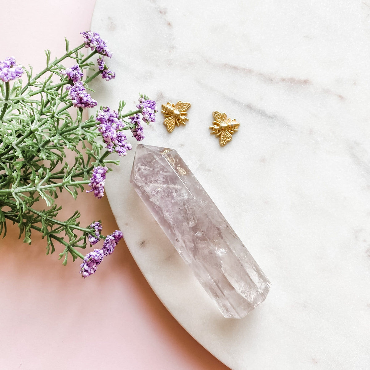 Amethyst crystal point tower generator