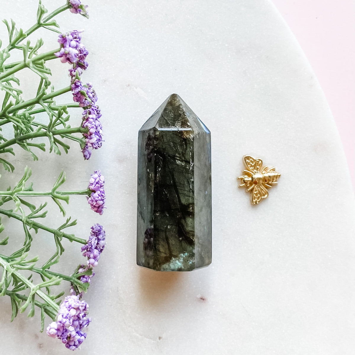 labradorite crystal tower generator point healing australia