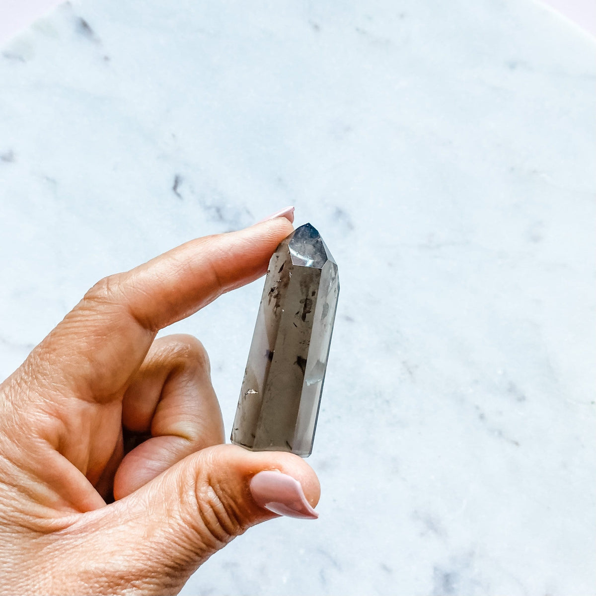 smoky quartz crystal tower generator point healing australia