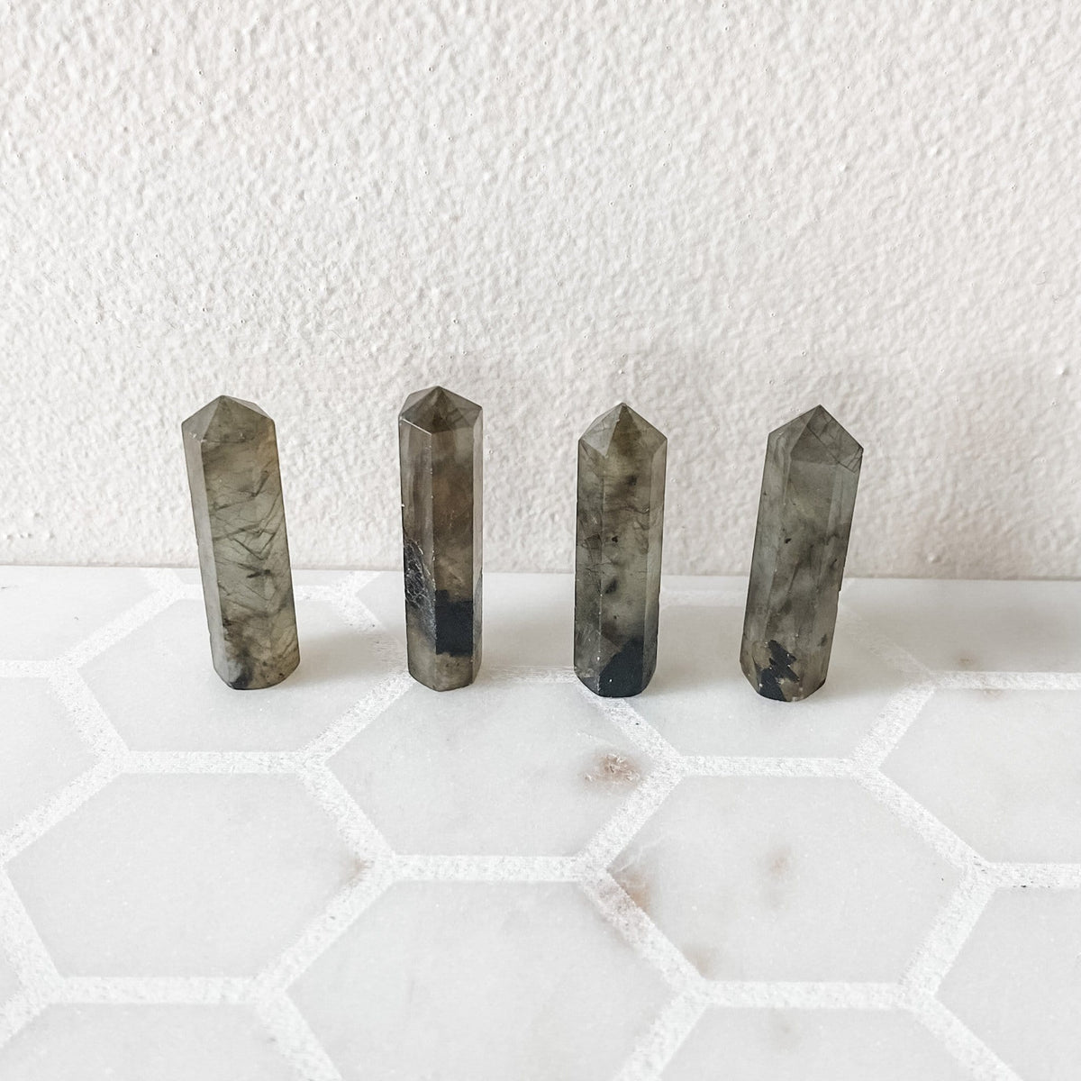 labradorite crystal mini tower generator point healing australia
