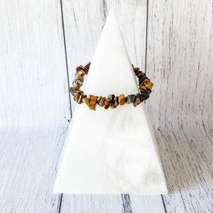 tigers eye crystal stone ship healing elastic stretch bracelet australia