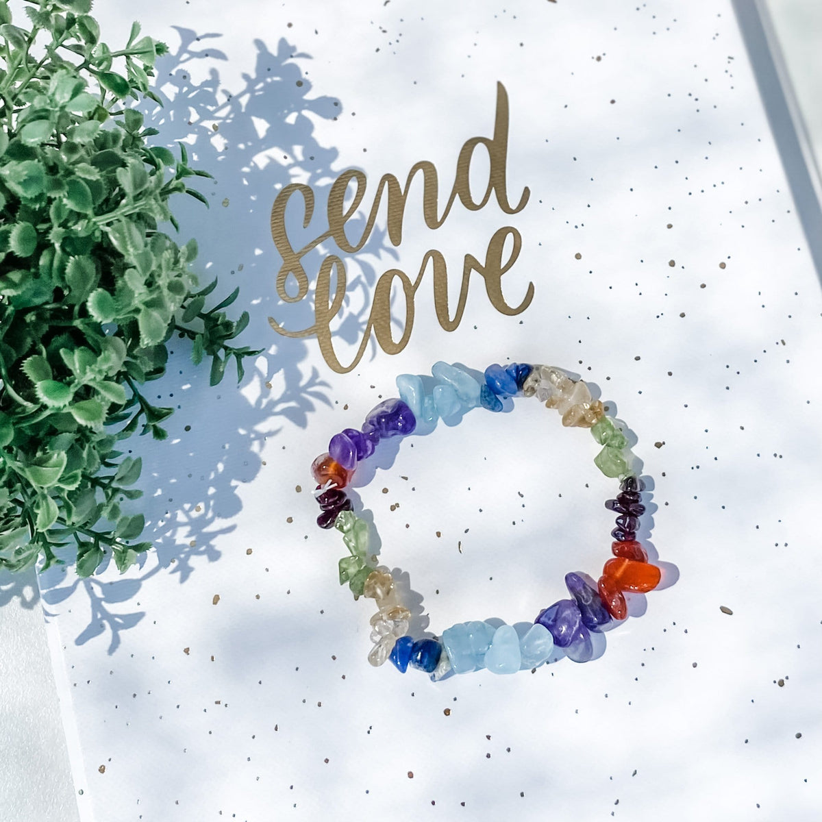 s450 chakra chip crystal stretch bracelet gemrox australia