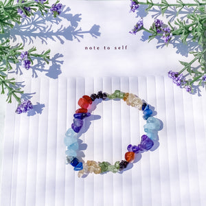 s450 chakra chip crystal stretch bracelet gemrox australia