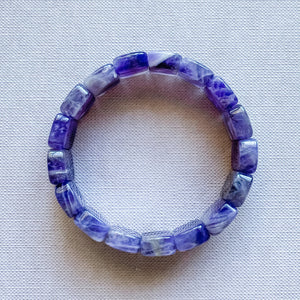 amethyst Crystal Stretch Beaded Elastic Bracelet