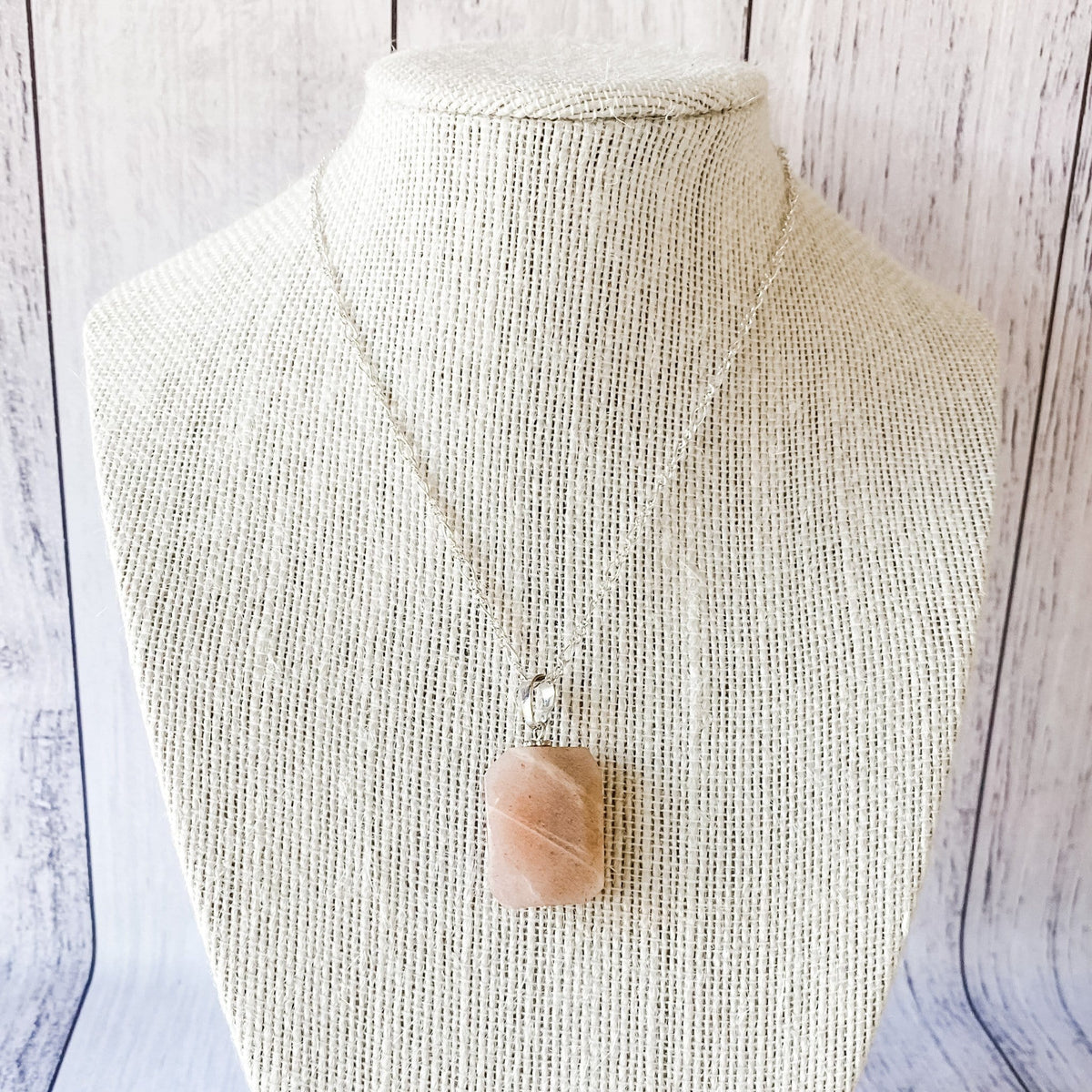 sunstone crystal stone pendant necklace choker australia