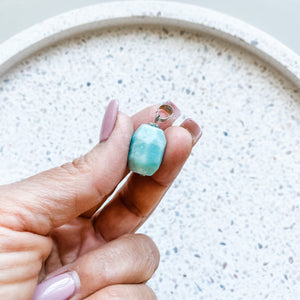 amazonite Crystal stone pendant