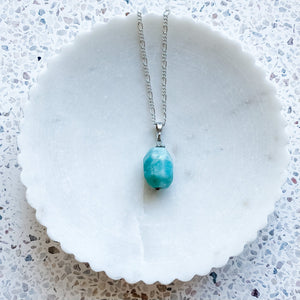 amazonite Crystal stone pendant