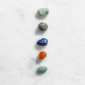 study and focus student crystal kit concentration tumbled stones australia