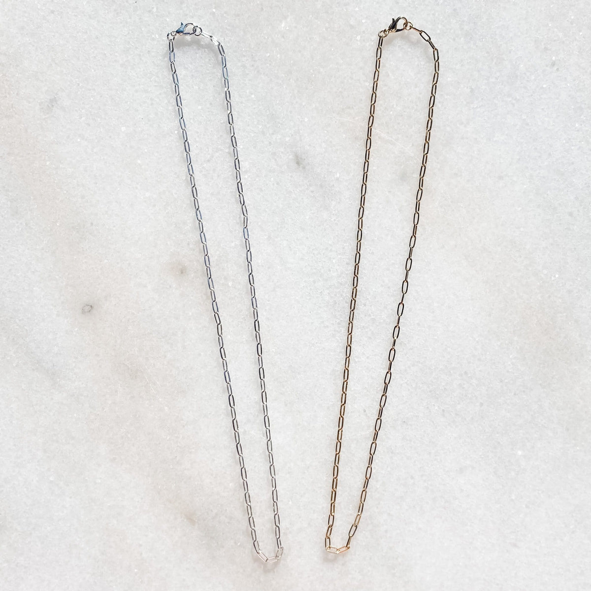 Metal Chain Silver or Gold-50cm