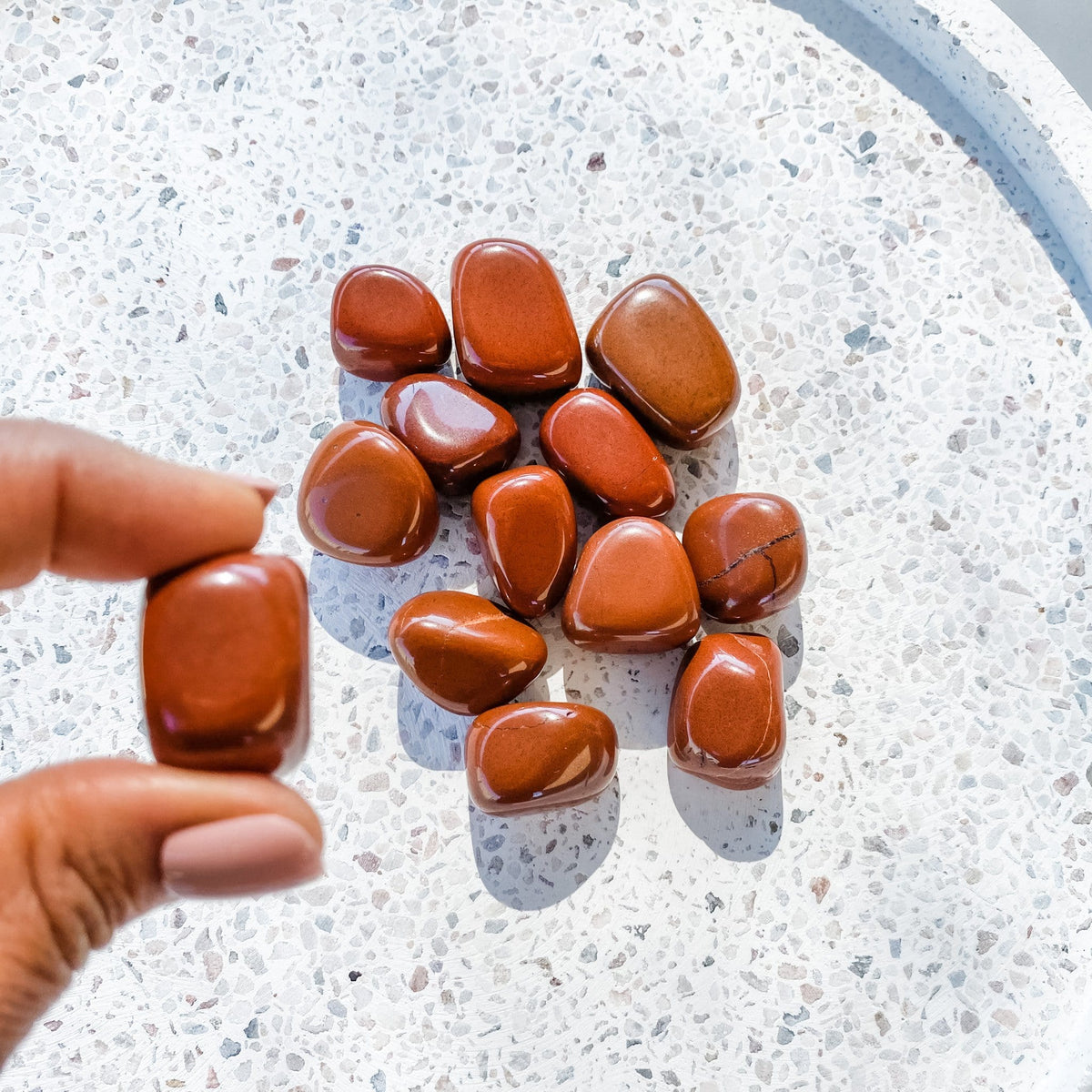 red jasper crystal tumbled stone australia