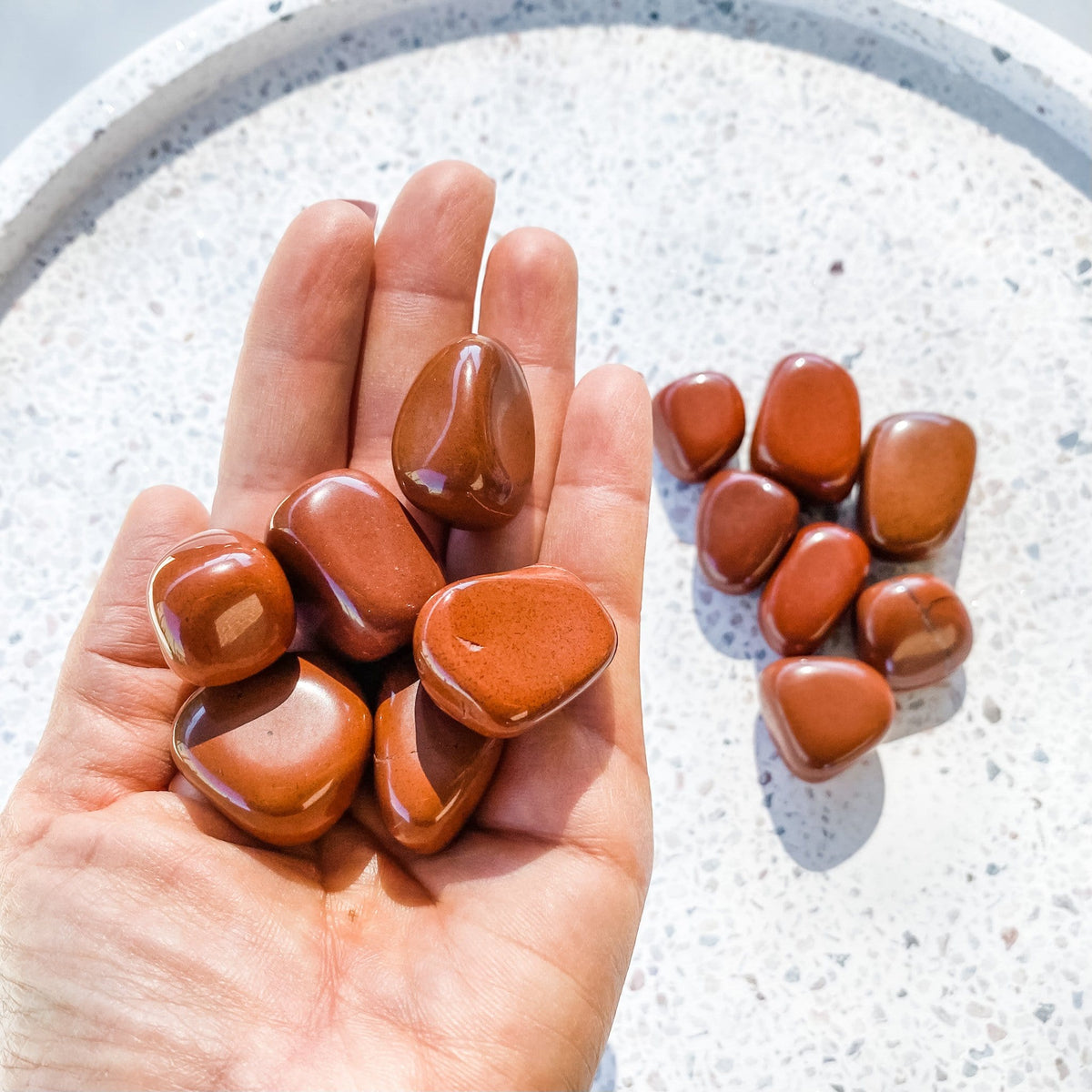 red jasper crystal tumbled stone australia