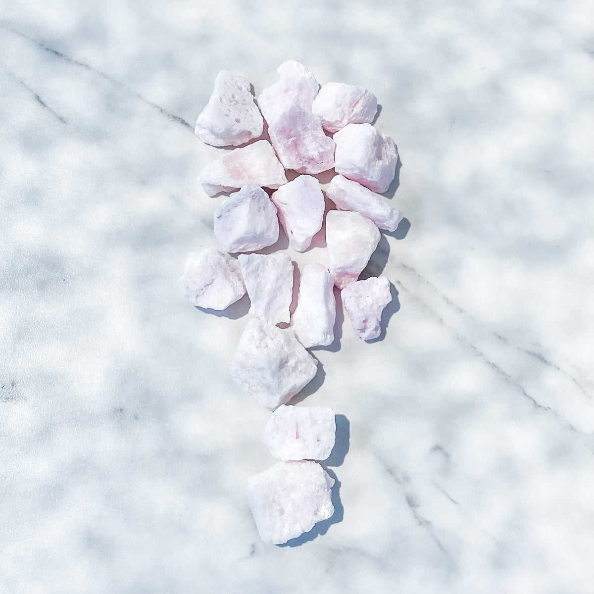 pink aragonite crystal raw rough stone gemrox australia