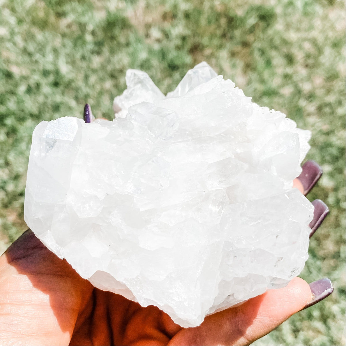 Clear Quartz crystal cluster raw stone gemrox australia