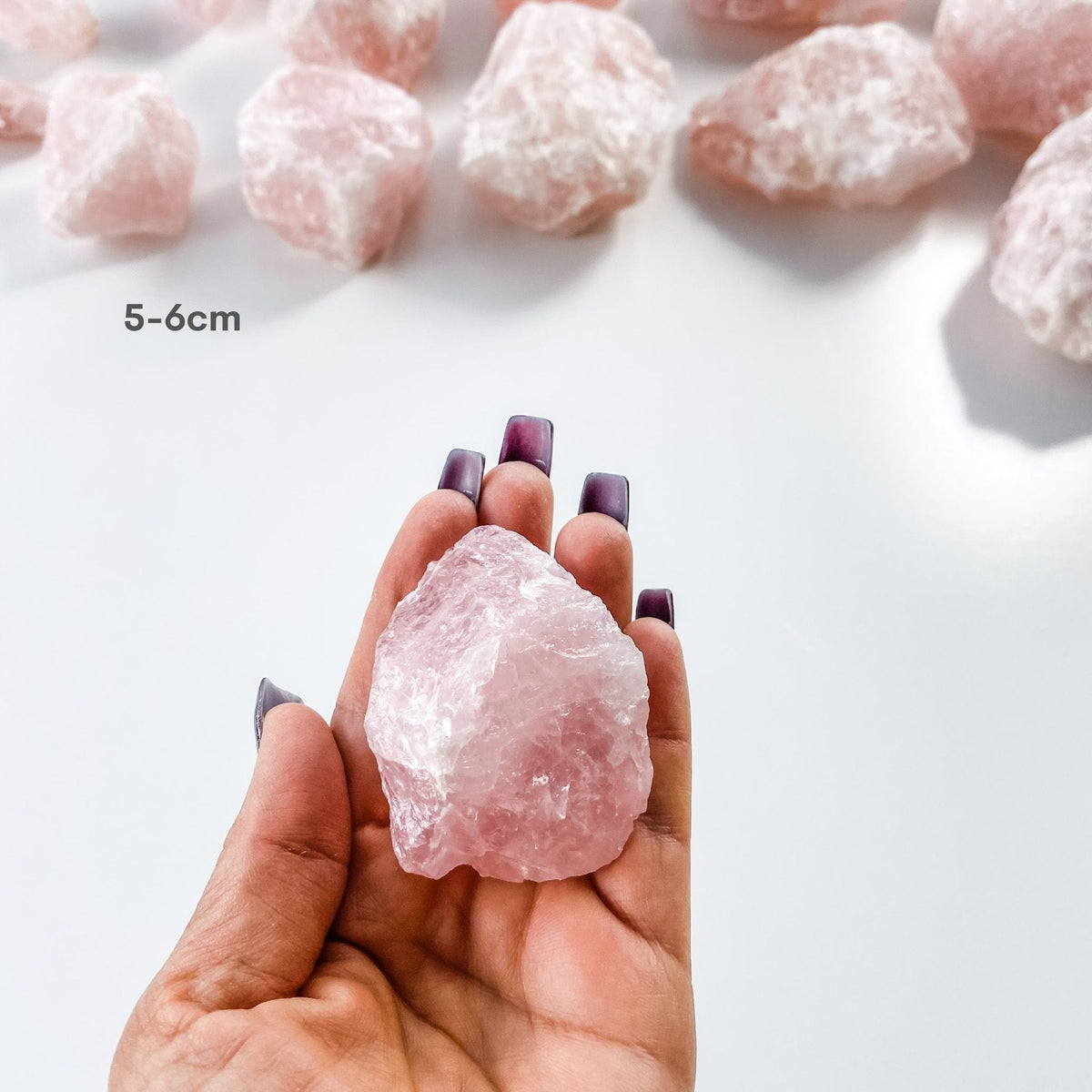 rose quartz crystal raw rough chunk stone gemrox australia