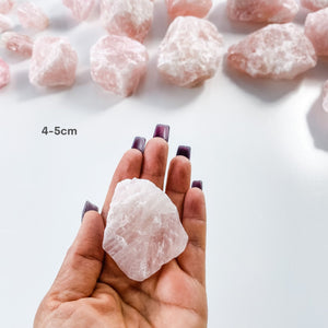 rose quartz crystal raw rough chunk stone gemrox australia