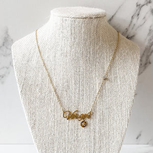 s961 Scorpio Stainless Steel Zodiac Sign Gold Necklace Gemrox Australia